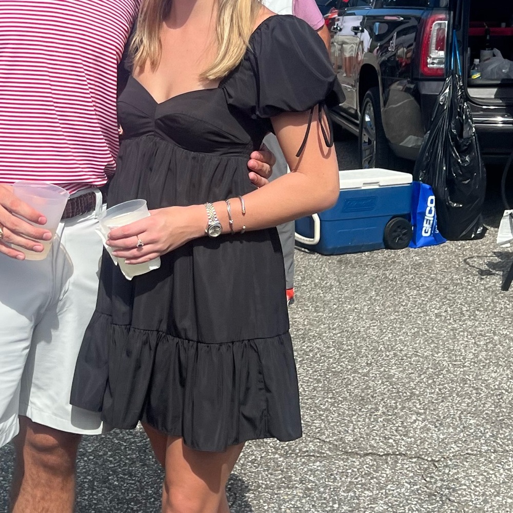 Amanda Uprichard Black Mini Dress
